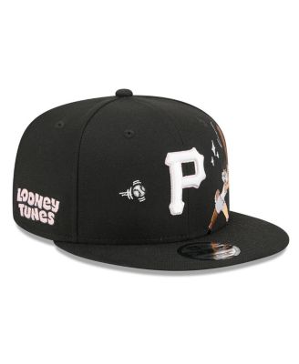 Men's Black Pittsburgh Pirates Looney Tunes Lola Bunny 9FIFTY Snapback Hat