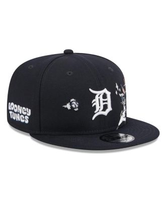 Men's Navy Detroit Tigers Looney Tunes Bugs Bunny 9FIFTY Snapback Hat