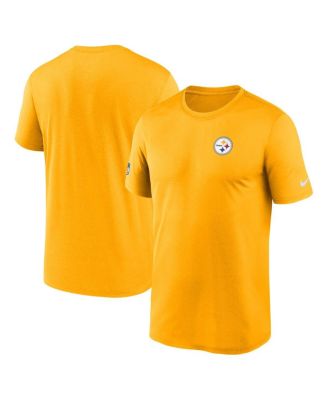 Men's Gold Pittsburgh Steelers Sideline Legend Small Logo Dri-FIT T-Shirt