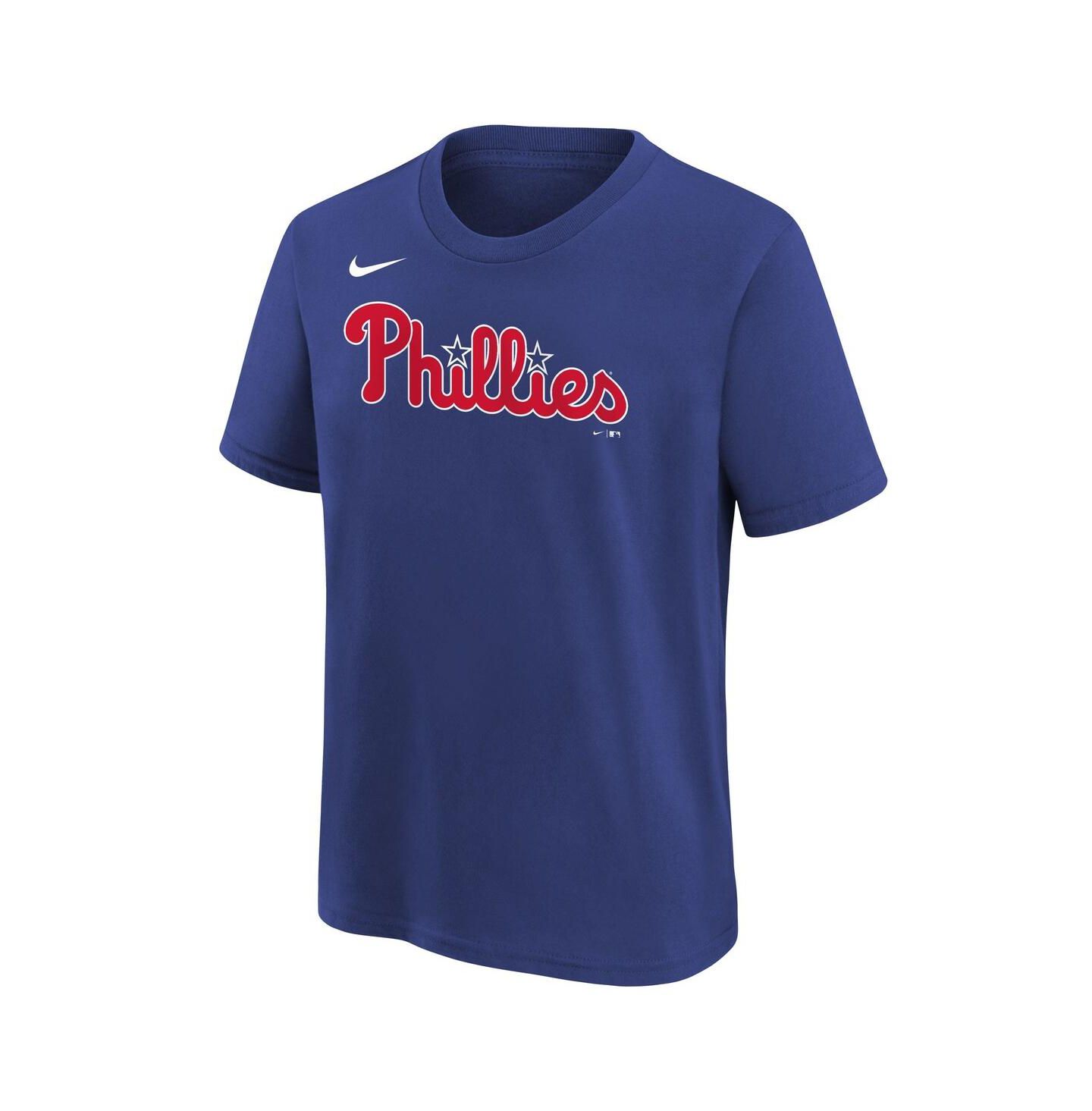 Детская футболка Nike Philadelphia Phillies Wordmark, Royal — фото 2