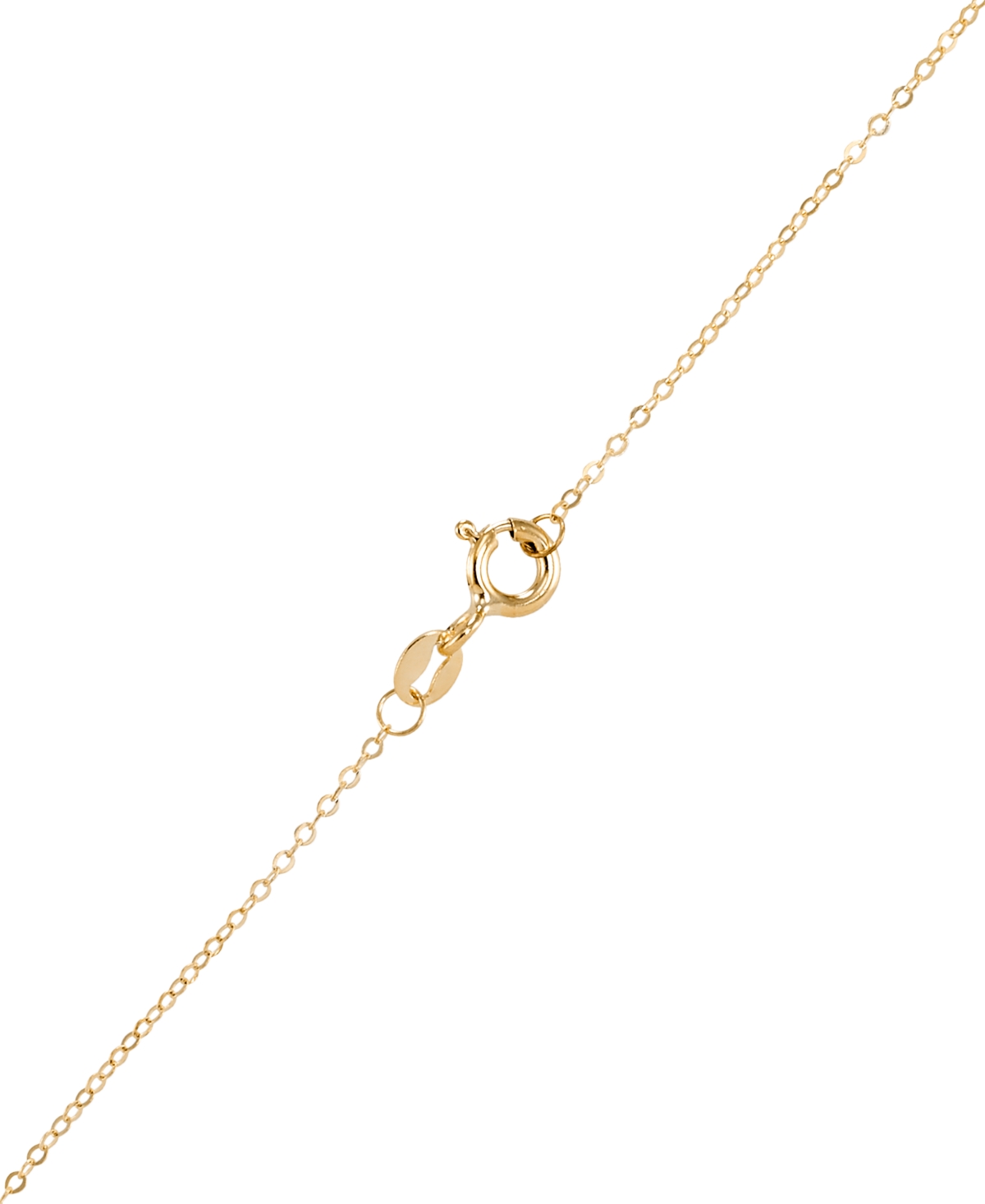 Macy's Graduated Bead Necklace in 10k Yellow Gold