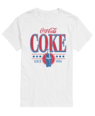 Men's Coca-Cola 90s Collegiate Design Short-Sleeve Graphic T-Shirt