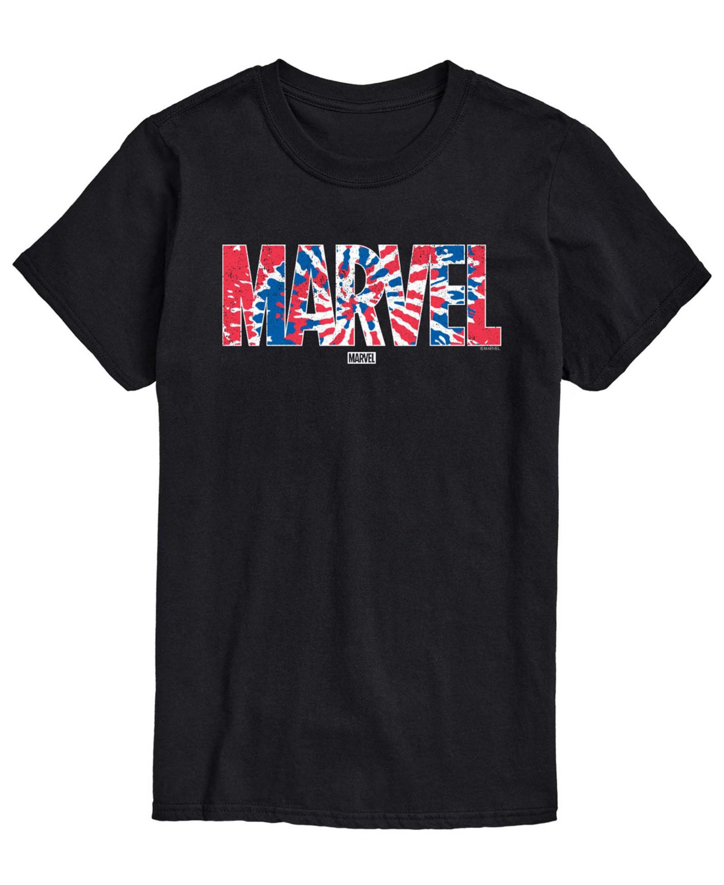 Мужская футболка AIRWAVES Marvel Tie Dye Short-Sleeve Graphic, цвет: Чёрный — фото 1