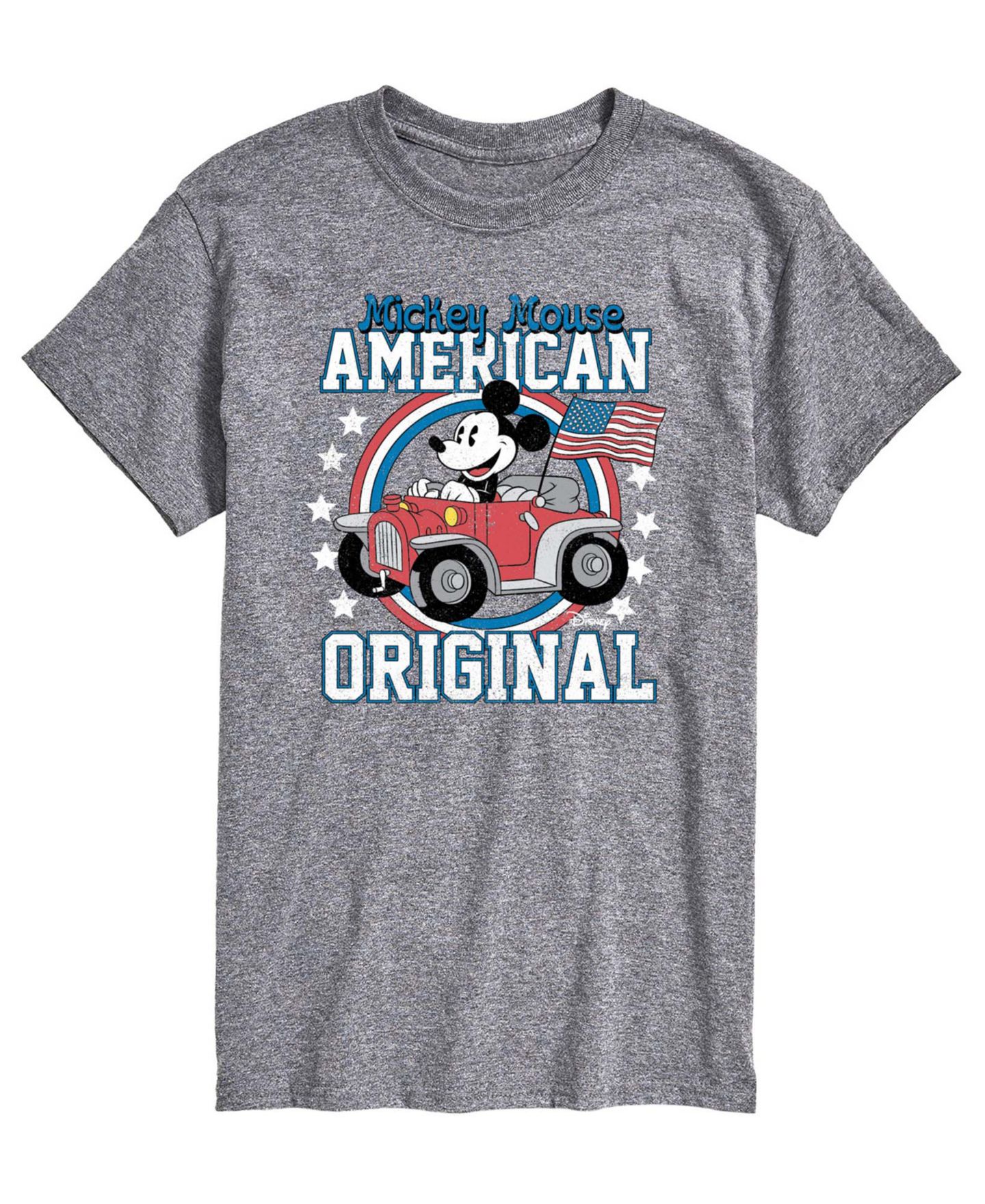 Мужская футболка AIRWAVES Disney Mickey American Original Graphic, цвет: Меланжевый — фото 1
