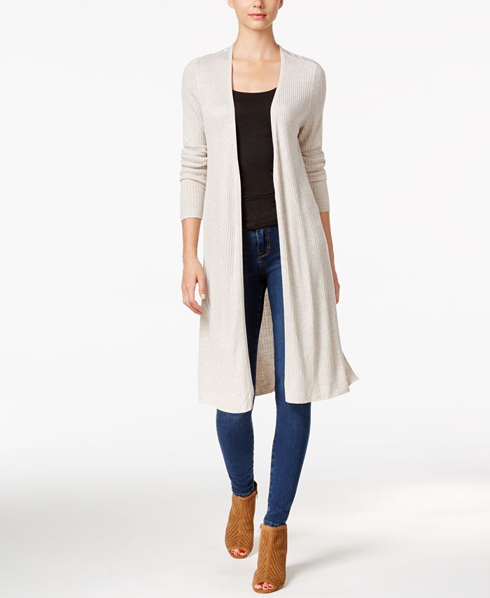 INC International Concepts INC Ribbed Duster Cardigan Created for