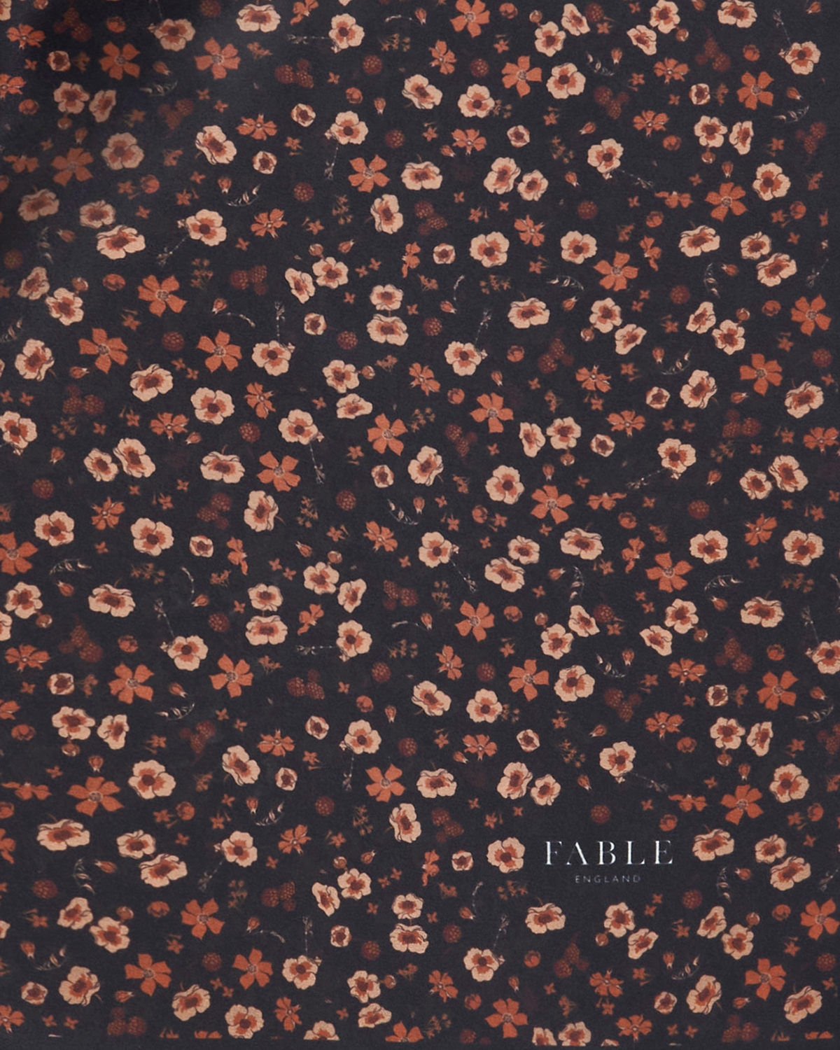 Fable England Women's Deco Blooms Silky Lightweight Scarf