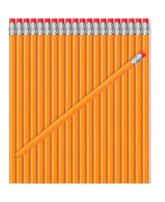Hb Pencils Wood Cased Eraser Hexagonal Graphite Sketching 60-count