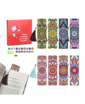Painting Bookmark Rhinestone DIY Embroidery Gift