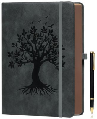 Tree of Life Lined Journal With Pen Pocket