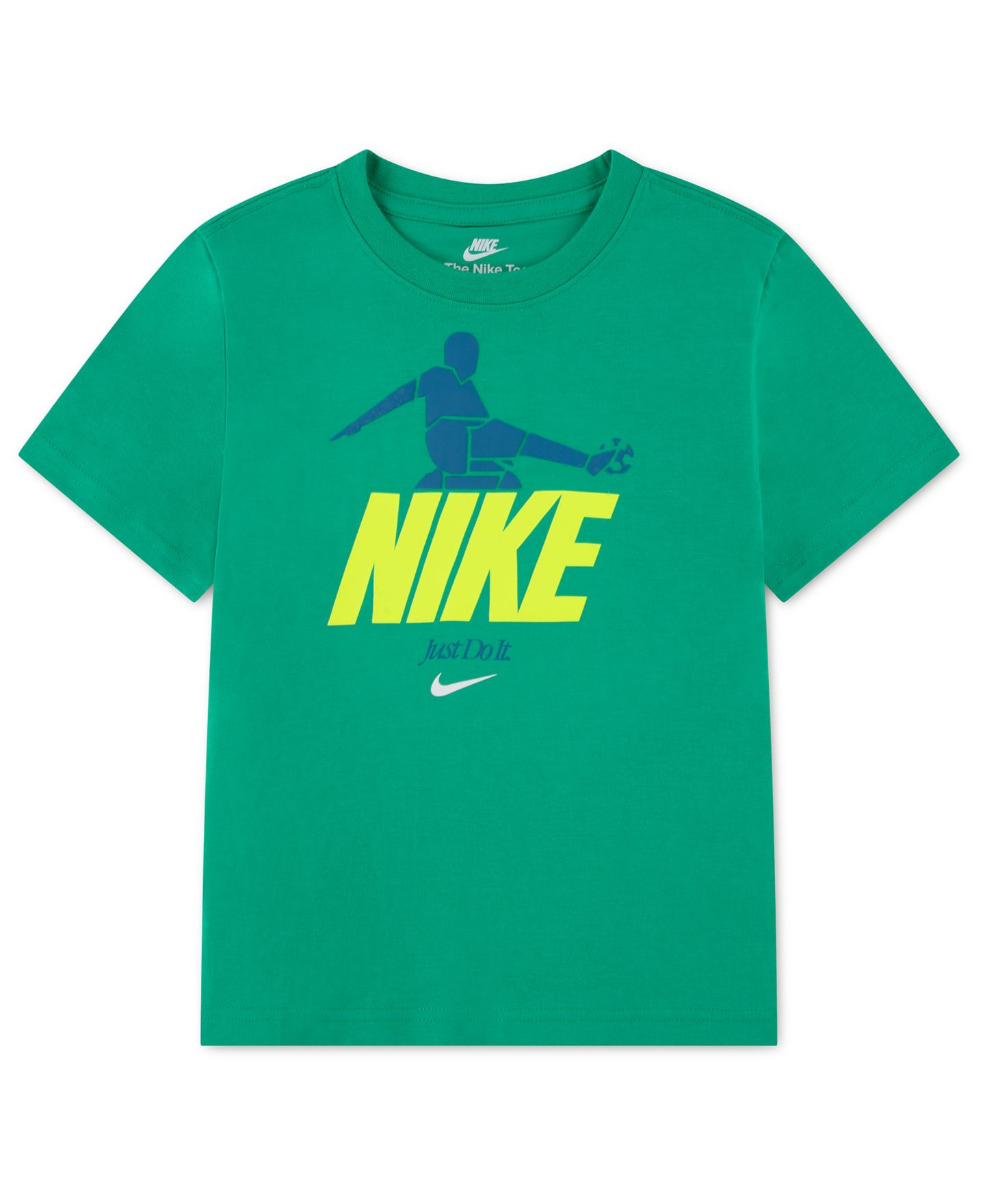 Футболка Nike Bicycle Kick Short-Sleeve T-Shirt для мальчиков, цвет: Зелёный — фото 5