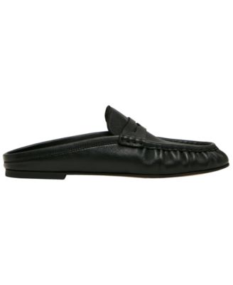 black velvet dress with feathers Claudia Black Mule Shoes For Women 36 main image 1