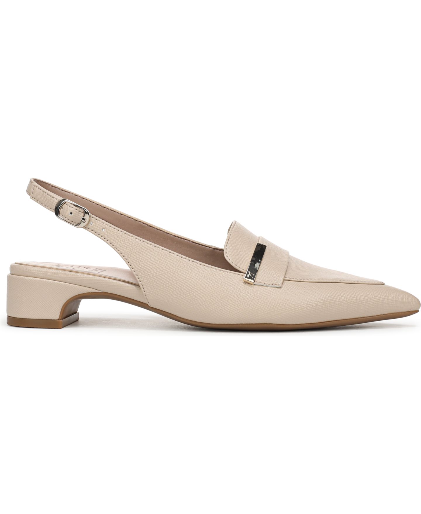 Женские туфли Naturalizer Sloane Slingback Pumps, цвет: Бежевая искусственная кожа — фото 2