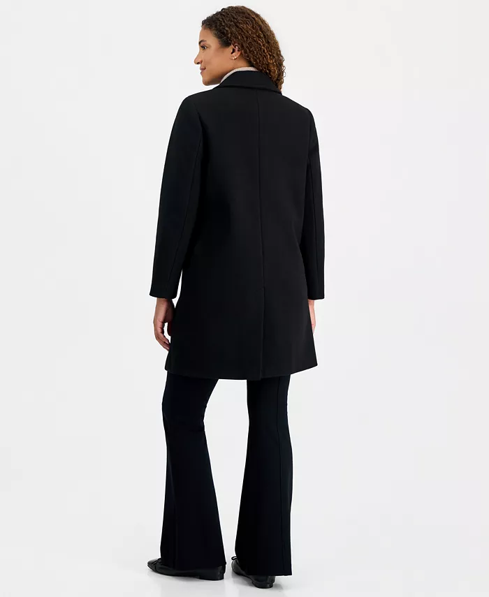 Women's Single-Breasted Herringbone Walker Coat, Created for Macy's - thumbnail 3
