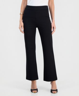 Petite High-Rise Bootcut Pull-On Pants