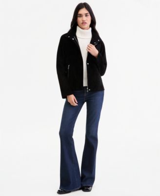 Women's Suede Zip-Up Jacket, Created for Macy's