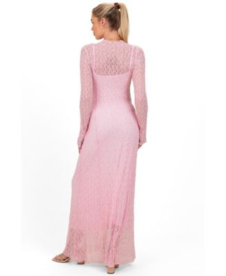 Women's Pink Lace Fall Dresses | Macy's