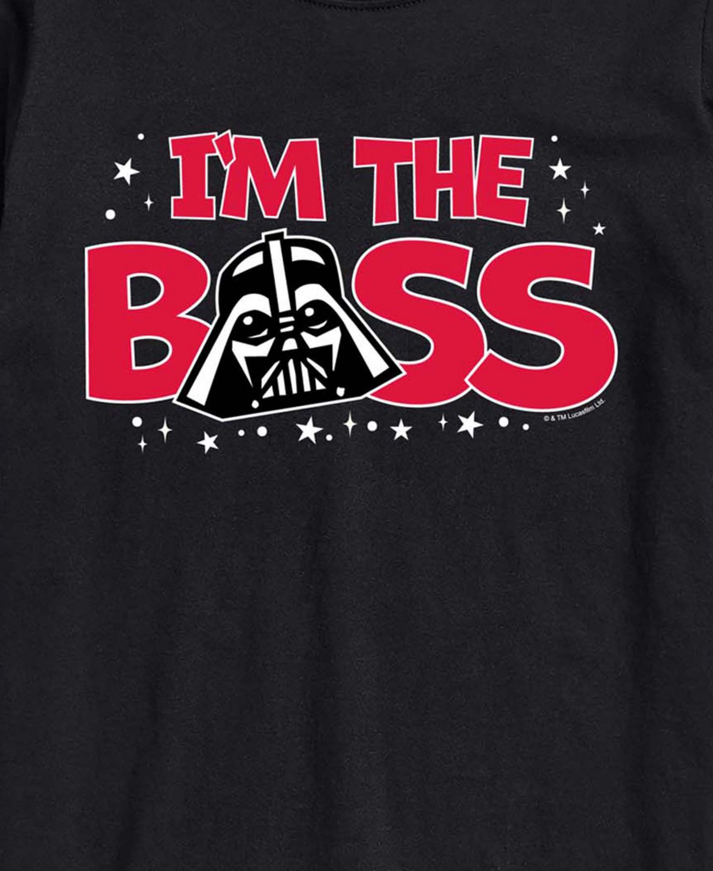 Мужская футболка AIRWAVES Vader Im The Boss Short-Sleeve Graphic, цвет: Чёрный — фото 3