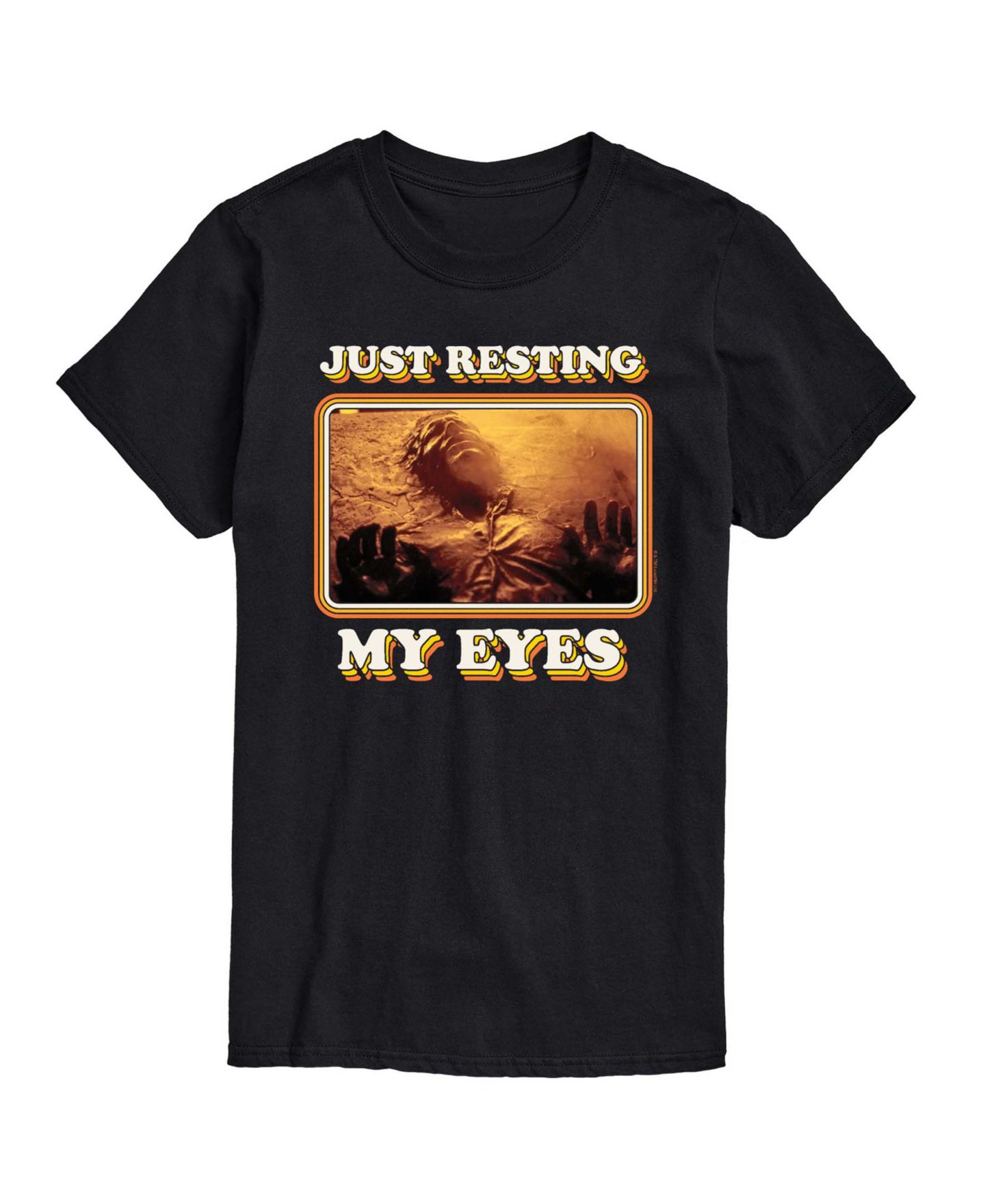 Мужская футболка AIRWAVES Resting My Eyes Short-Sleeve Graphic, цвет: Чёрный — фото 1