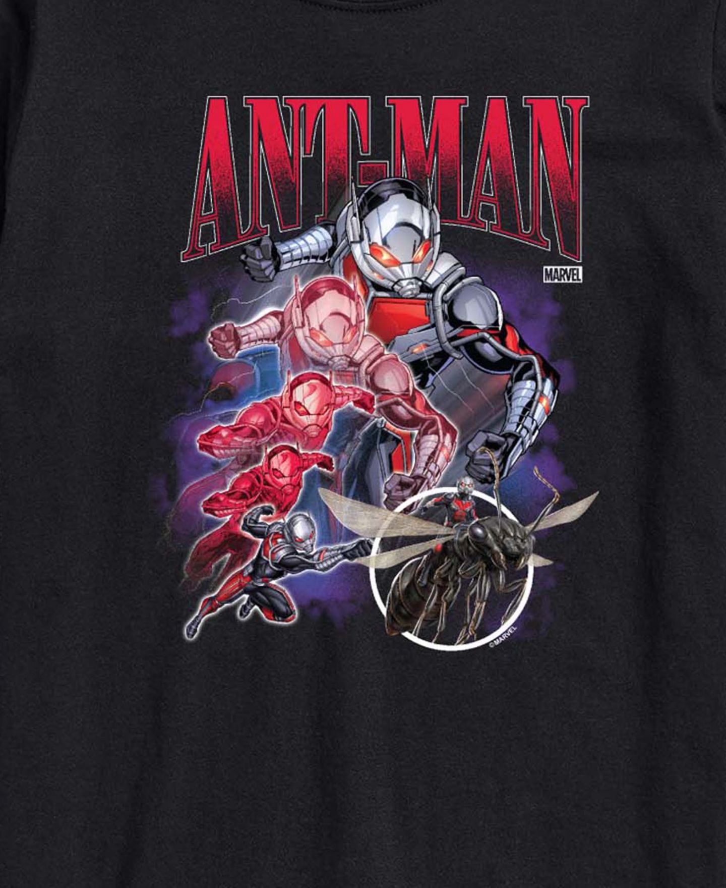 Мужская футболка AIRWAVES Ant-Man Antman Collage Short-Sleeve Graphic, цвет: Чёрный — фото 3