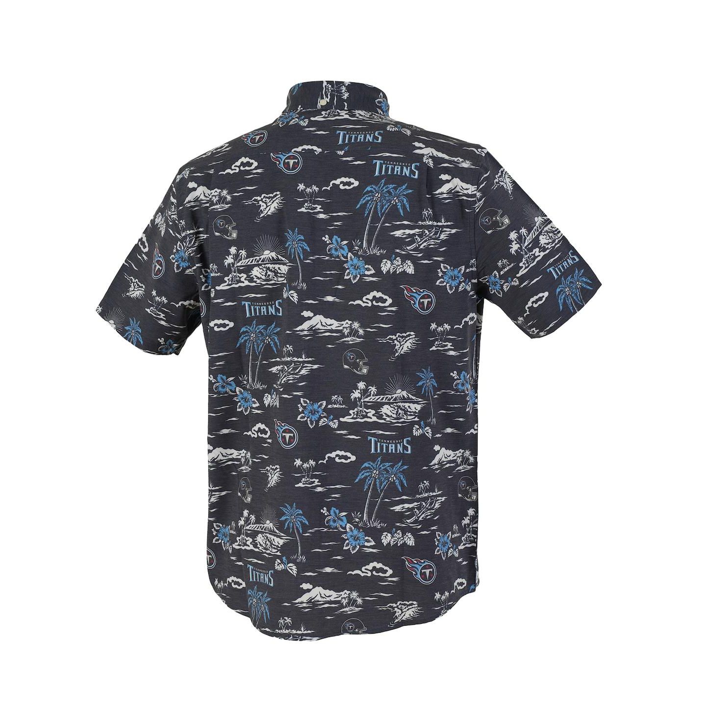 Мужская рубашка Reyn Spooner Navy Tennessee Titans Kekai Performance Button-Down — фото 3