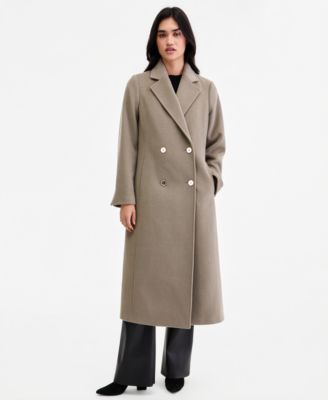 Women's Double-Breasted Maxi Coat