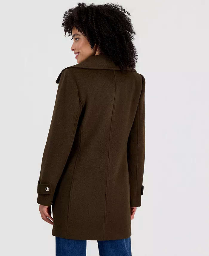 Women's Collared Zip-Front Coat - thumbnail 6