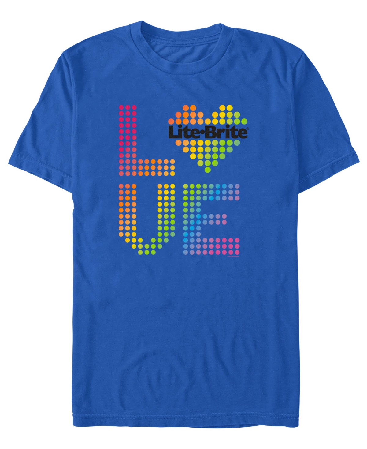 Design By Humans Men's Love Lite Brite Short-Sleeve T-Shirt