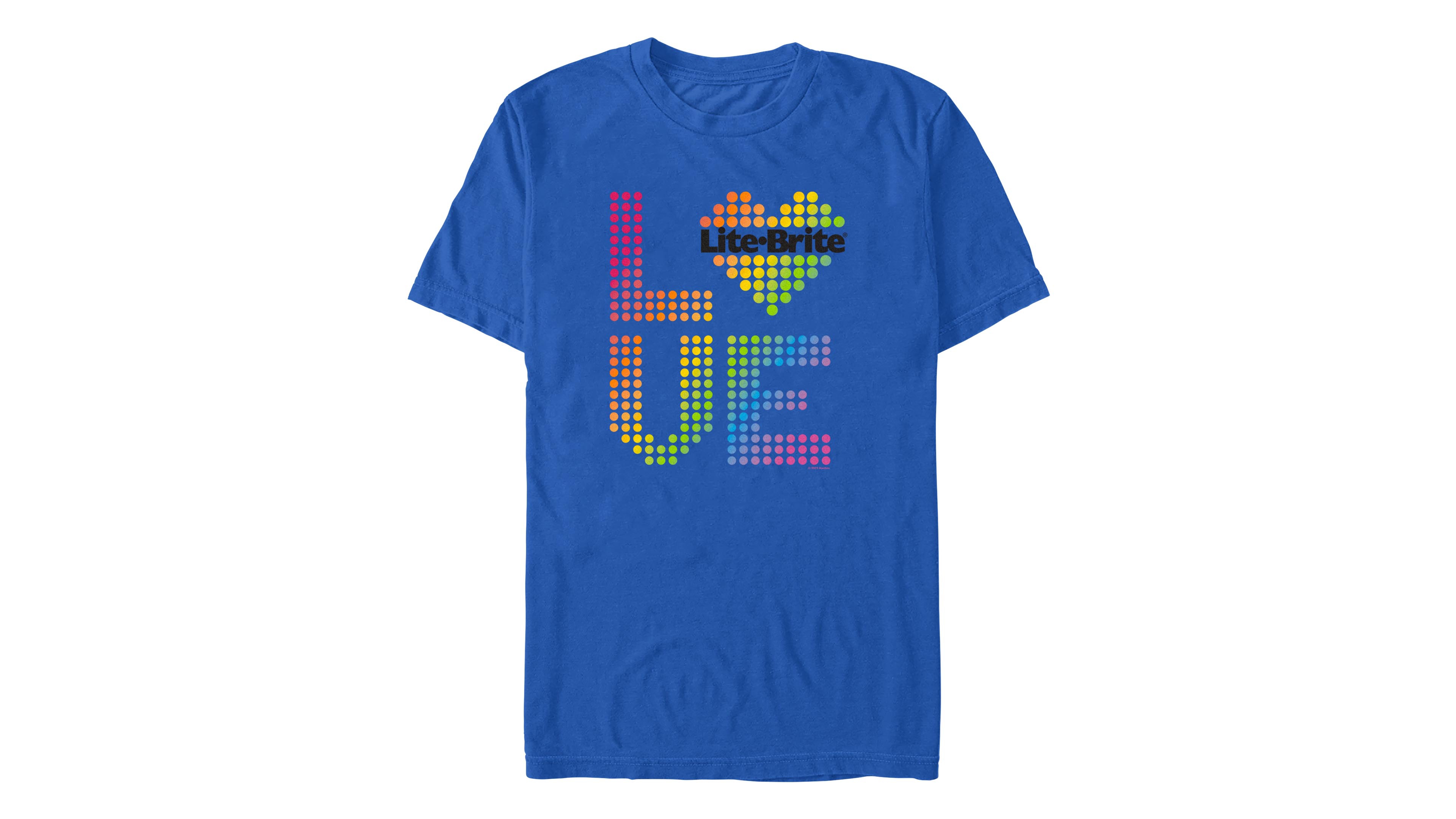 Design By Humans Men's Love Lite Brite Short-Sleeve T-Shirt