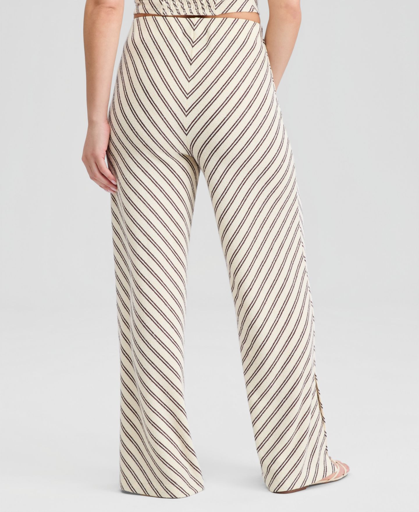 Женские брюки And Now This Petite Long Casual Flare, цвет: Коричневый — фото 3