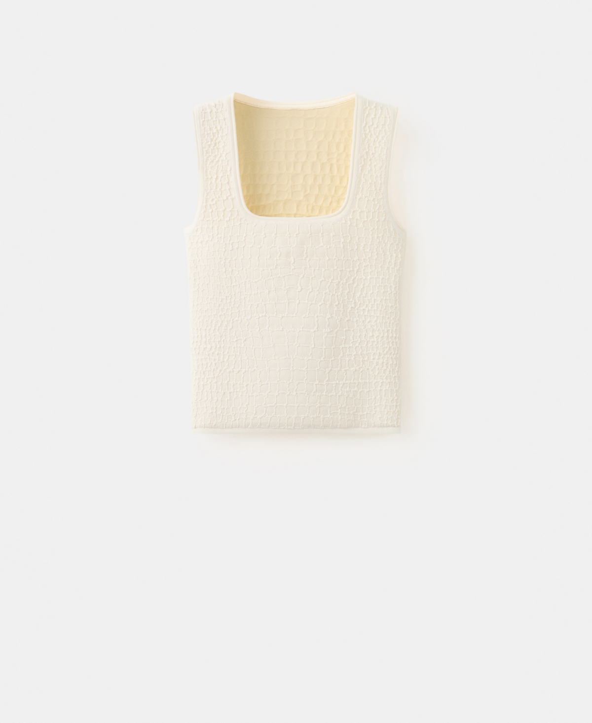Mango Women's Textured Knit Top