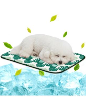 Mat Upgrade Ice Silk Cooling Qmax>0.345 Washable Portable For Dogs Cats Summer Car Seats Beds