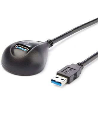 5' Desktop SuperSpeed USB 3.0 Extension Cable, 28 AWG