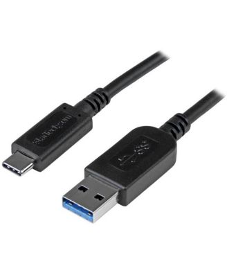 StarTech USB to USB C Cable - 3 ft / 1m - 10 Gbps - USB-C to USB-A - USB 2.0 Cable - USB Type C (USB31AC1M)