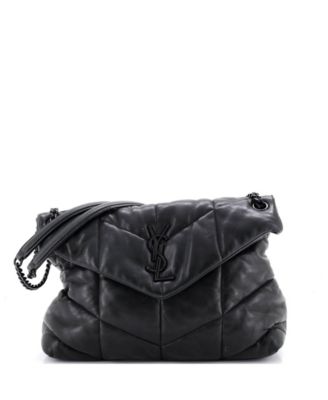 Medium Loulou Puffer Shoulder Bag Quilted Leather