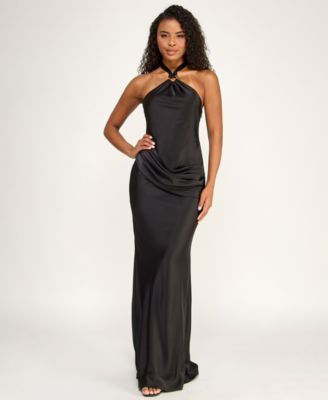 pink ruffled dress Off-Shoulder Ruffle Lace Maxi Dress in Soft Pink - XXS
