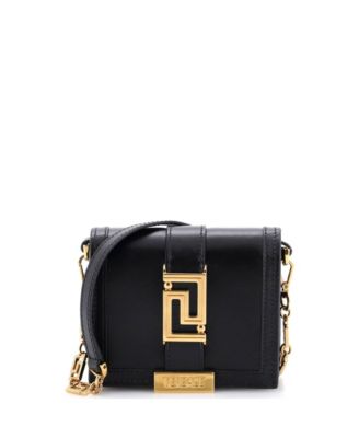 Mini Greca Goddess Wallet on Chain Leather