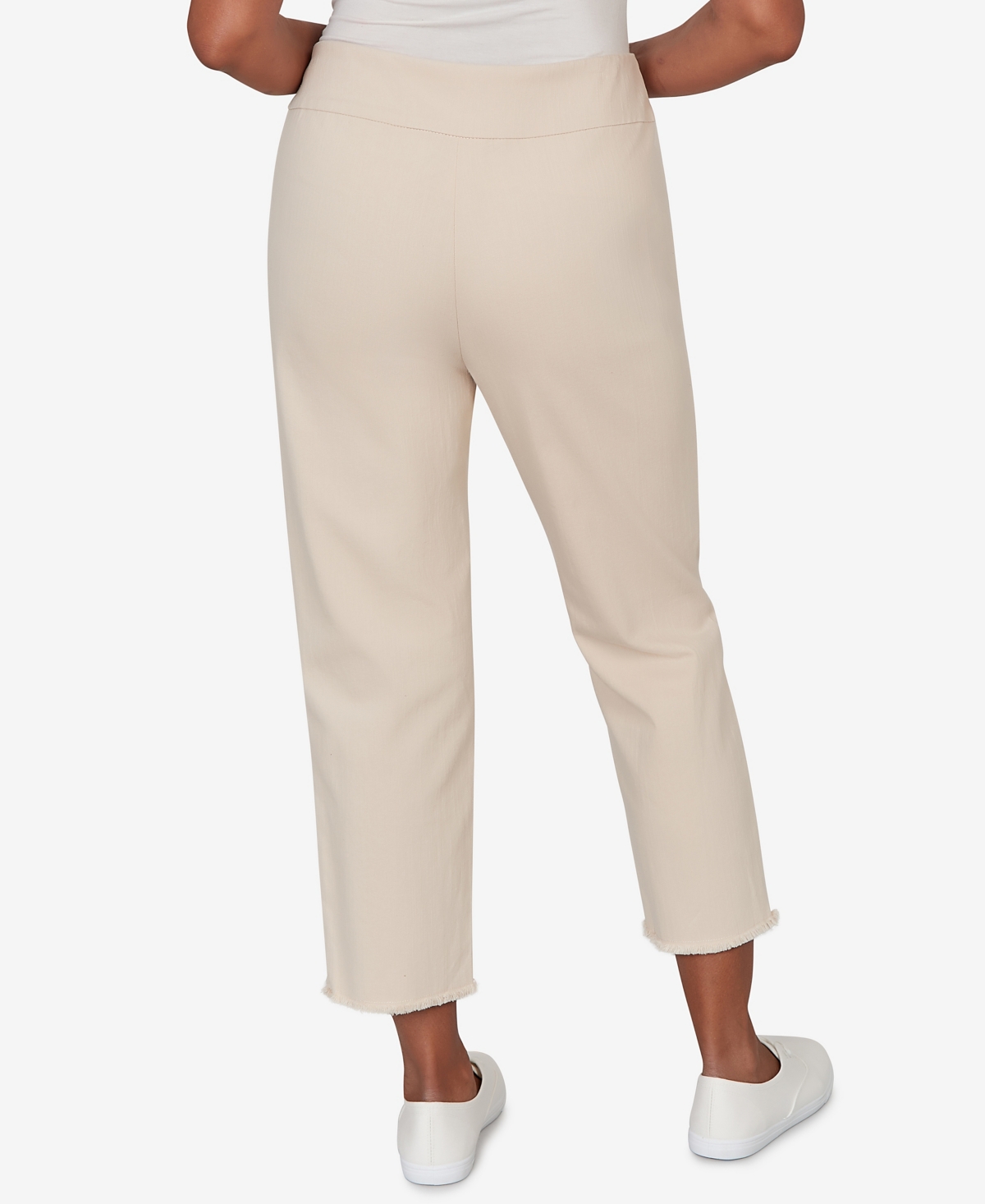 Alfred Dunner Women's Camden Market Natural Super Stretch Ankle Jeans