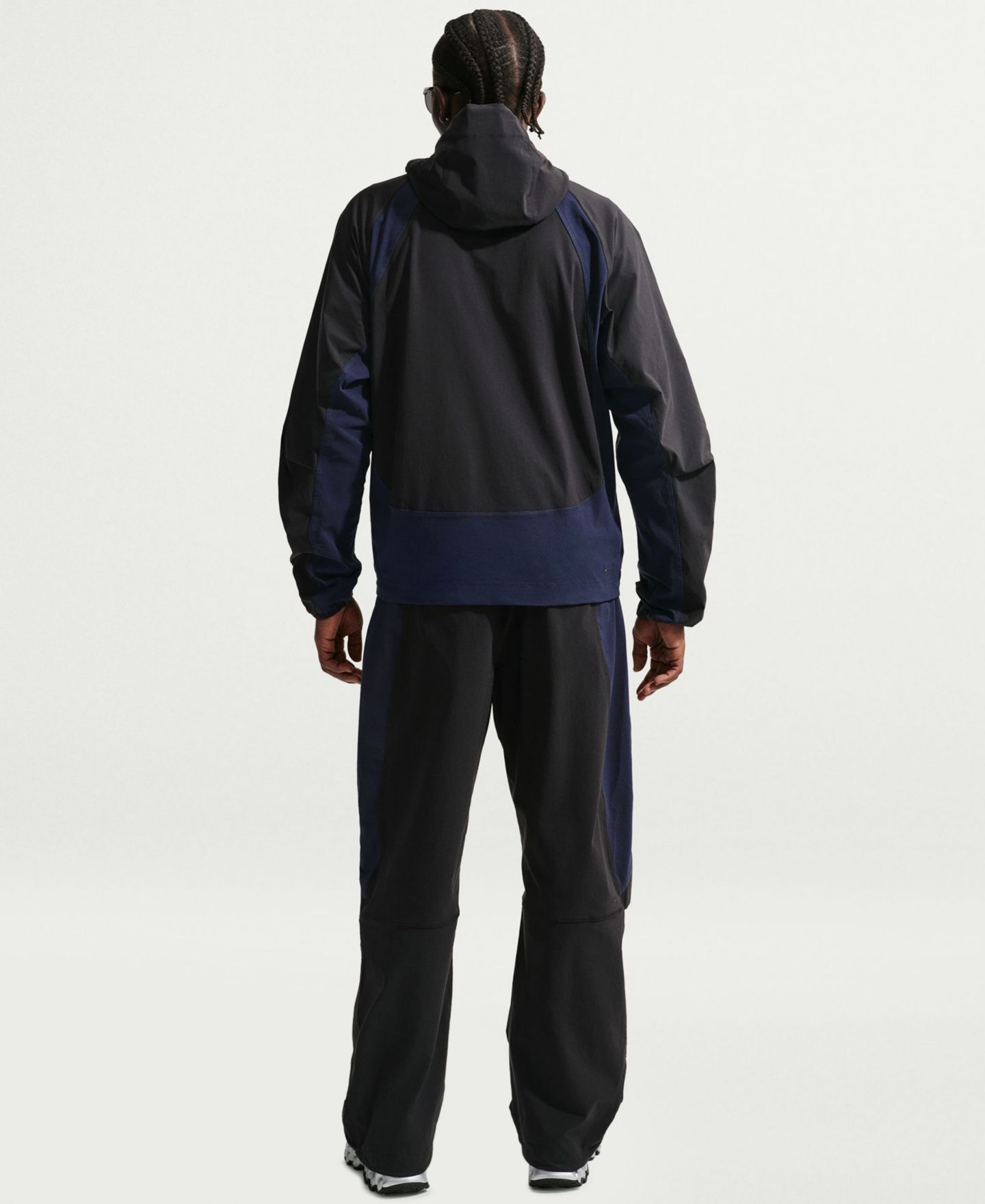 Мужские брюки Nike Tech Dri-FIT Woven Color-Block, цвет: Чёрный / Обсидиановый — фото 6