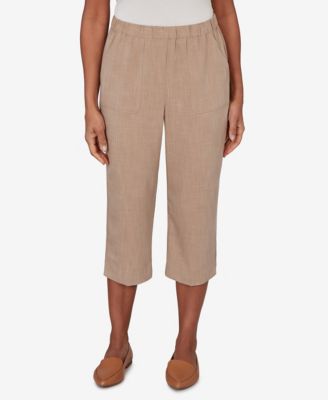Women's Grand Bazaar Textured Pull-On Capri Pants