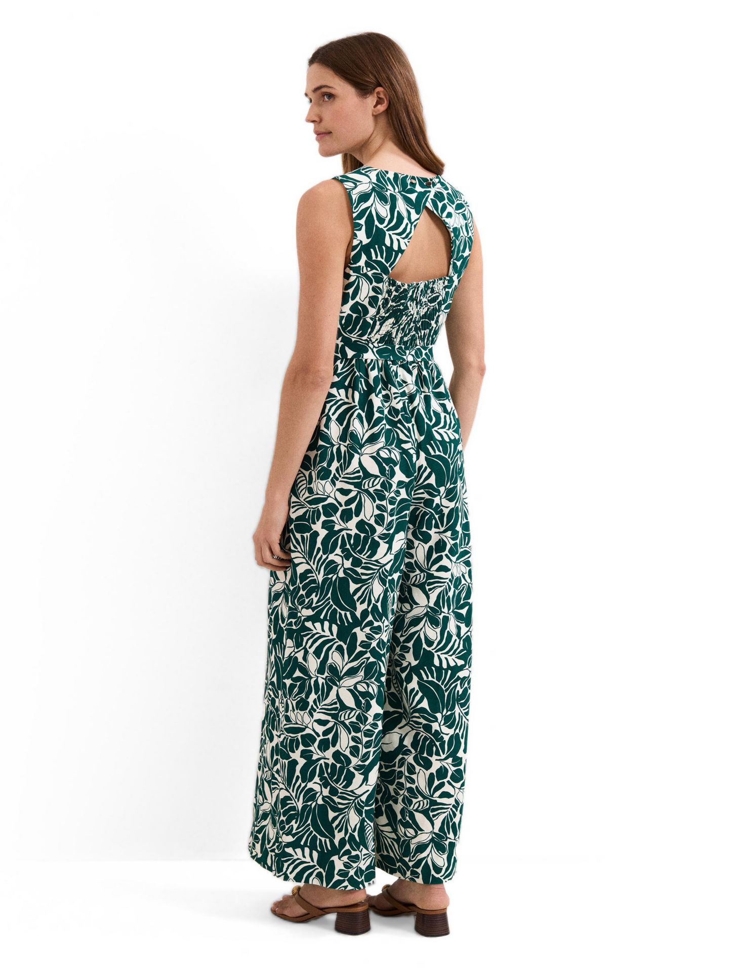 Женский комбинезон Phase Eight Marta Jumpsuit, цвет: Средний зелёный — фото 6