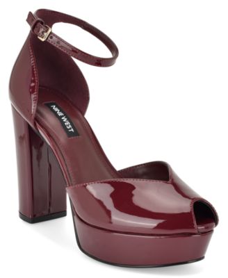Women's Keela Peep Toe High Block Heel Dress Sandals