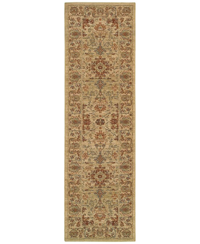 Tommy Bahama Home Vintage 5992J Beige 2' 7" x 9' 4" Runner Area Rug Macy's