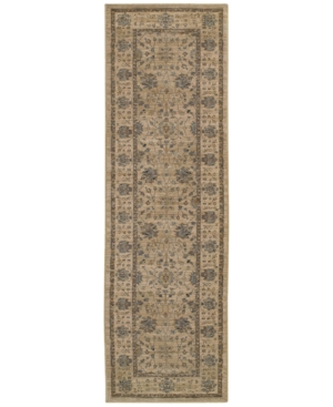 Tommy Bahama Home Vintage 534W Beige 2' 7in x 9' 4in Runner Area Rug