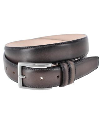 Men's Malik Burnished Feather Edged 32mm Leather Belt