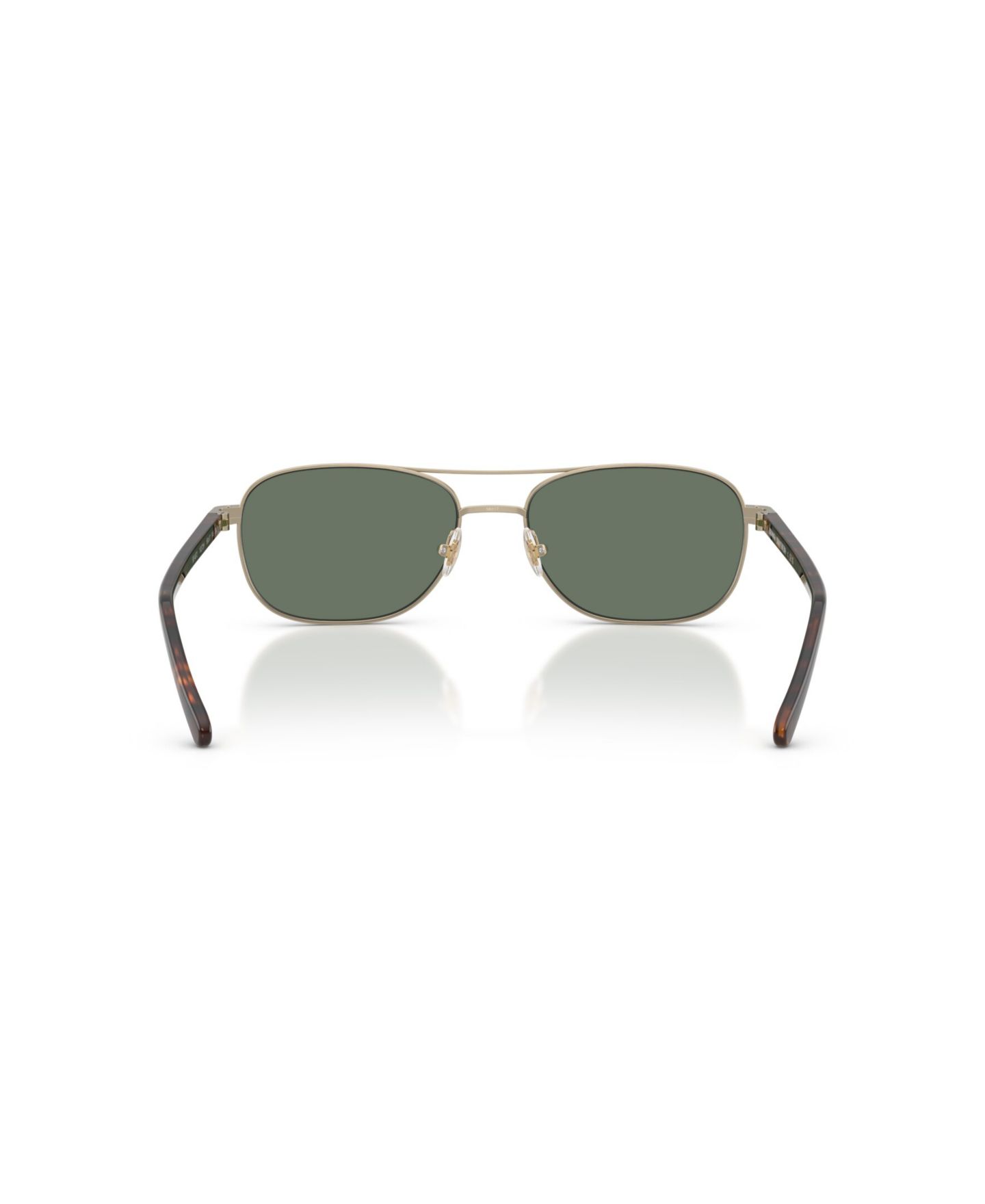 Мужские солнцезащитные очки Brooks Brothers Sunglasses, BB4072, цвет: Матовый золотой — фото 4