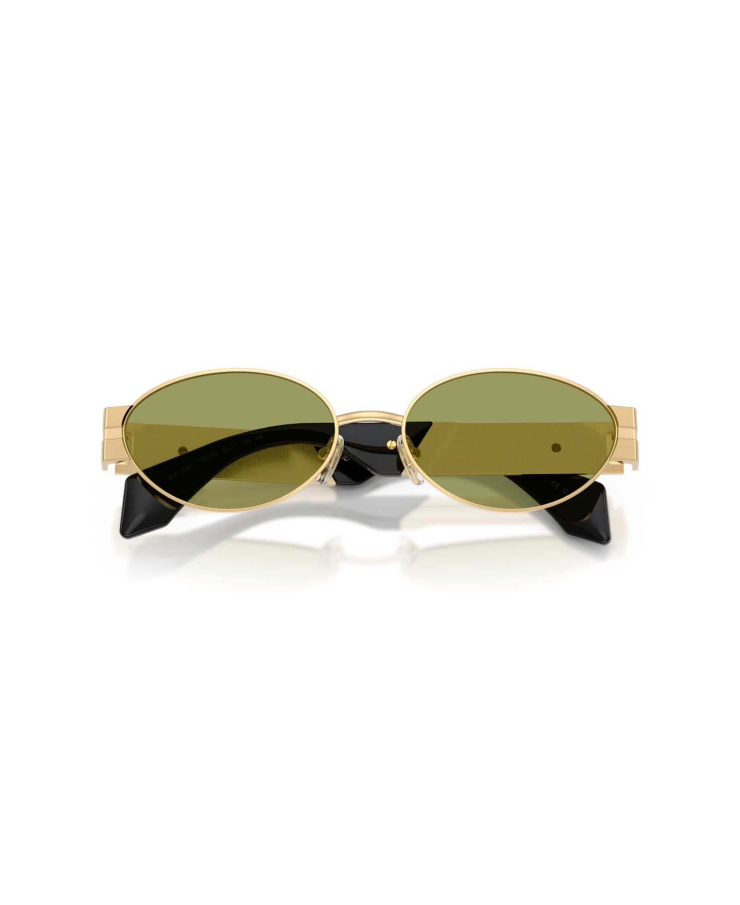 Мужские солнцезащитные очки Versace Sunglasses, VE2301, цвет: Золотой — фото 4