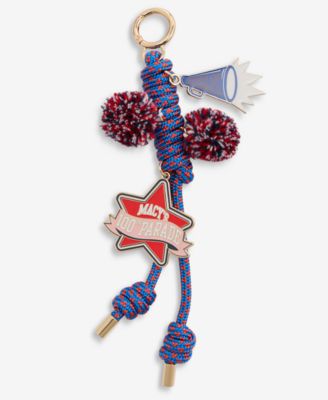 100th Thanksgiving Day Parade Spirit of America Woven-Rope Pom-Pom Bag Charm