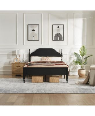 Elegant Bedroom Centerpiece Bed with Padded Headboard Insert (No Mattress)