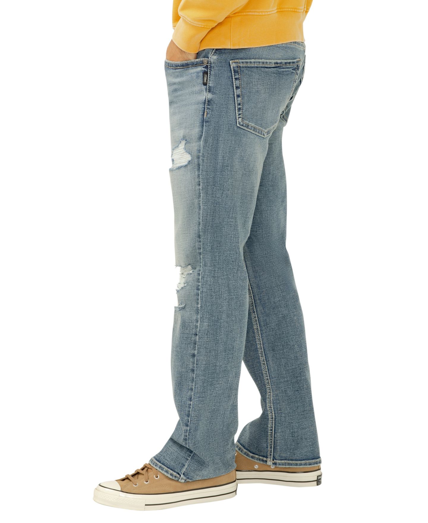 Мужские джинсы Silver Jeans Co. Zac Regular-Fit, цвет: Thunderstorm — фото 3