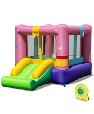 Party Bounce House Inflatable with 480W Blower and Storage Bag